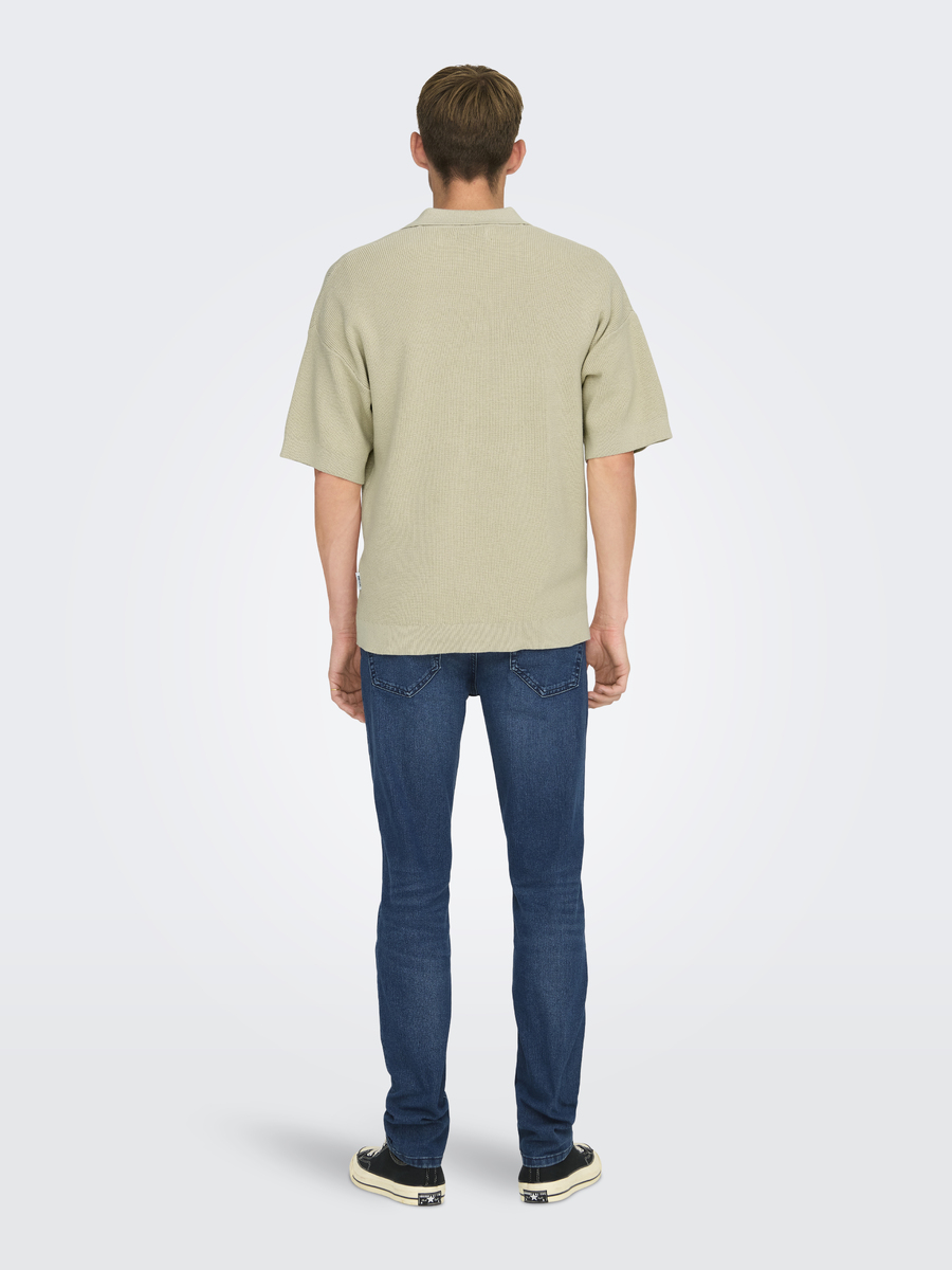 Polo van het merk Only & Sons in het Beige