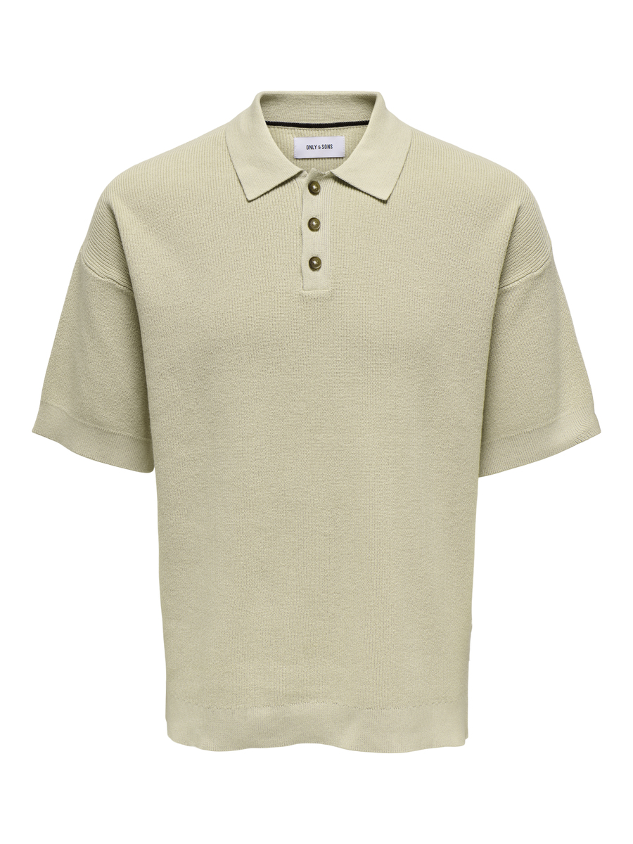 Polo van het merk Only & Sons in het Beige