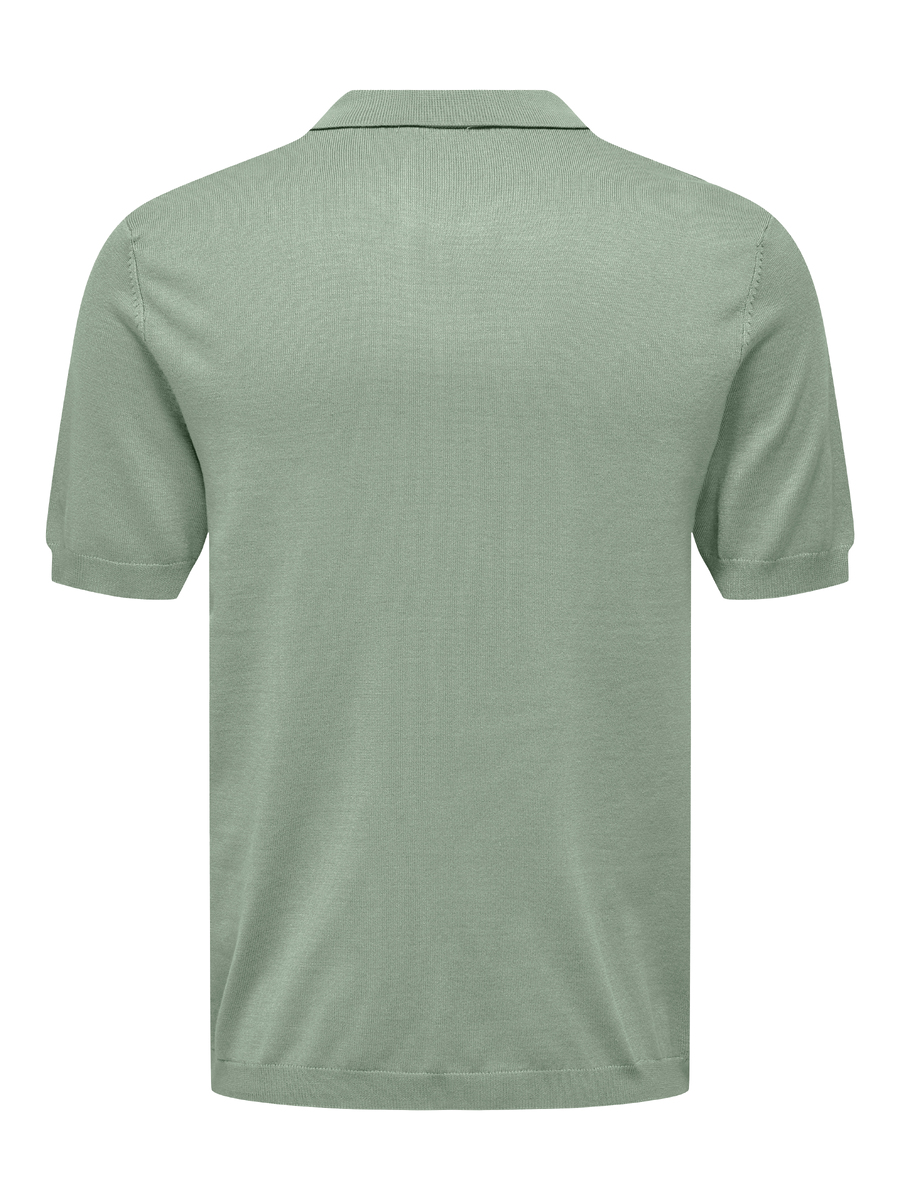 Polo van het merk Only & Sons in het Groen