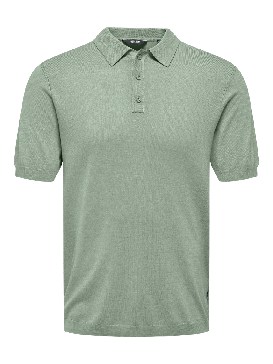 Polo van het merk Only & Sons in het Groen