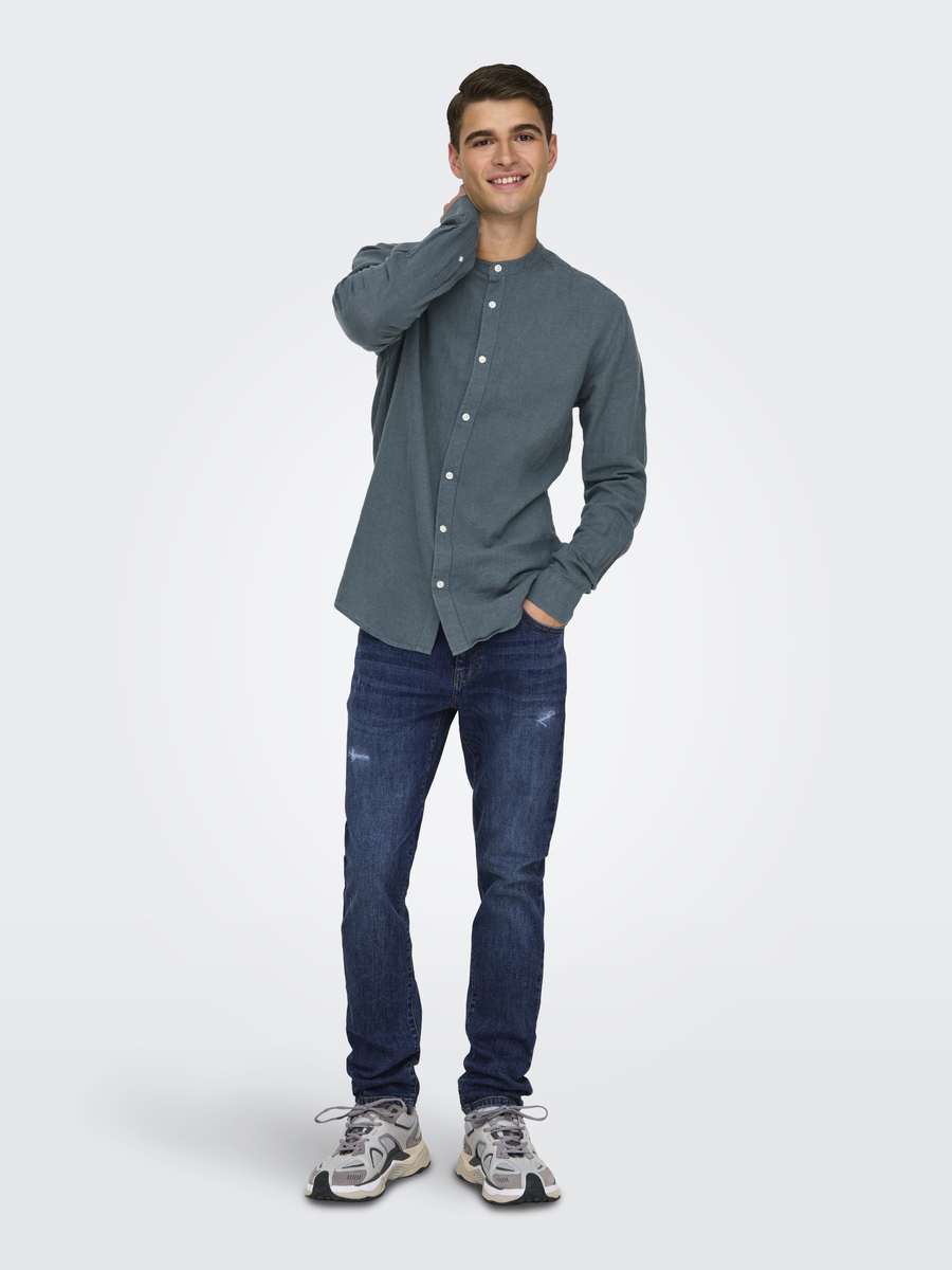 Hemd van het merk Only & Sons in het Blauw