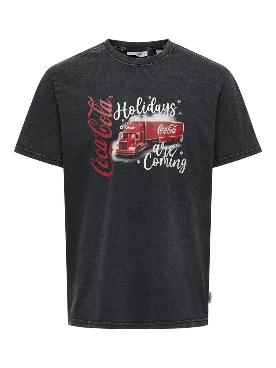 T-shirt van het merk Only & Sons in het Zwart