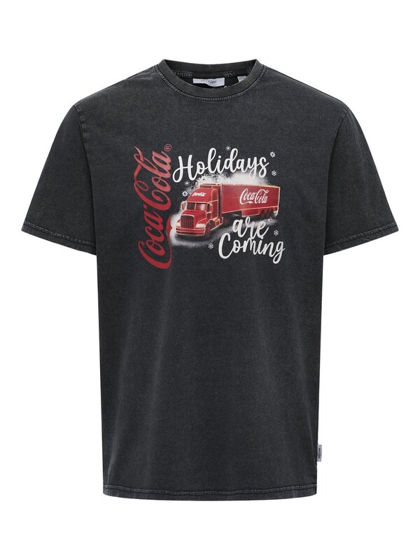 T-shirt van het merk Only & Sons in het Zwart