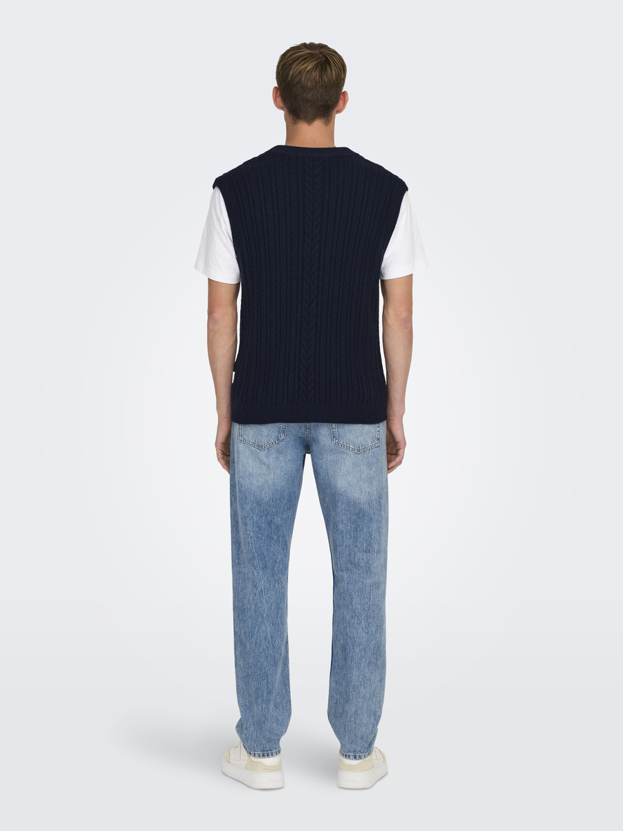 Debardeur van het merk Only & Sons in het Marine