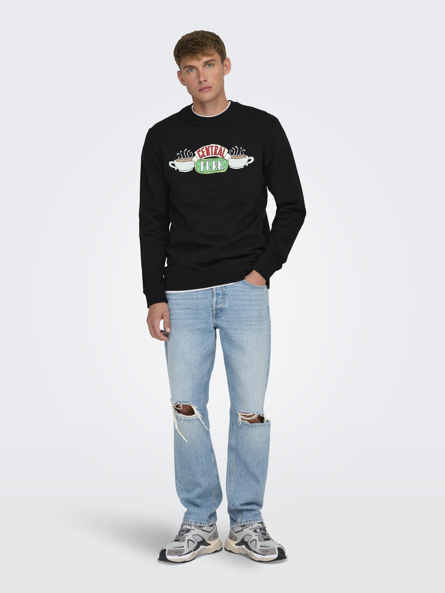 Sweater van het merk Only & Sons in het Zwart
