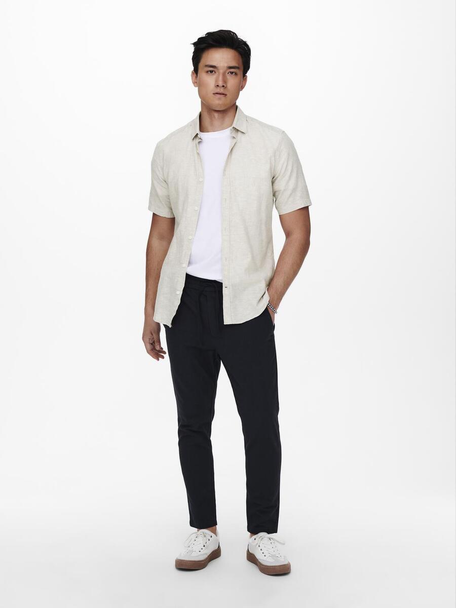 Hemd van het merk Only & Sons in het Ecru