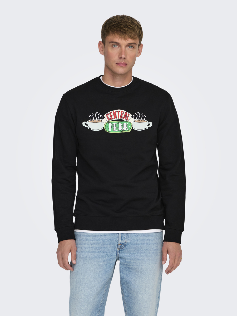 Sweater van het merk Only & Sons in het Zwart