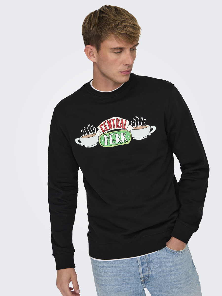 Sweater van het merk Only & Sons in het Zwart