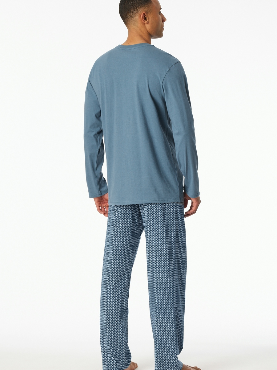 Pyjama van het merk Schiesser in het Blauw