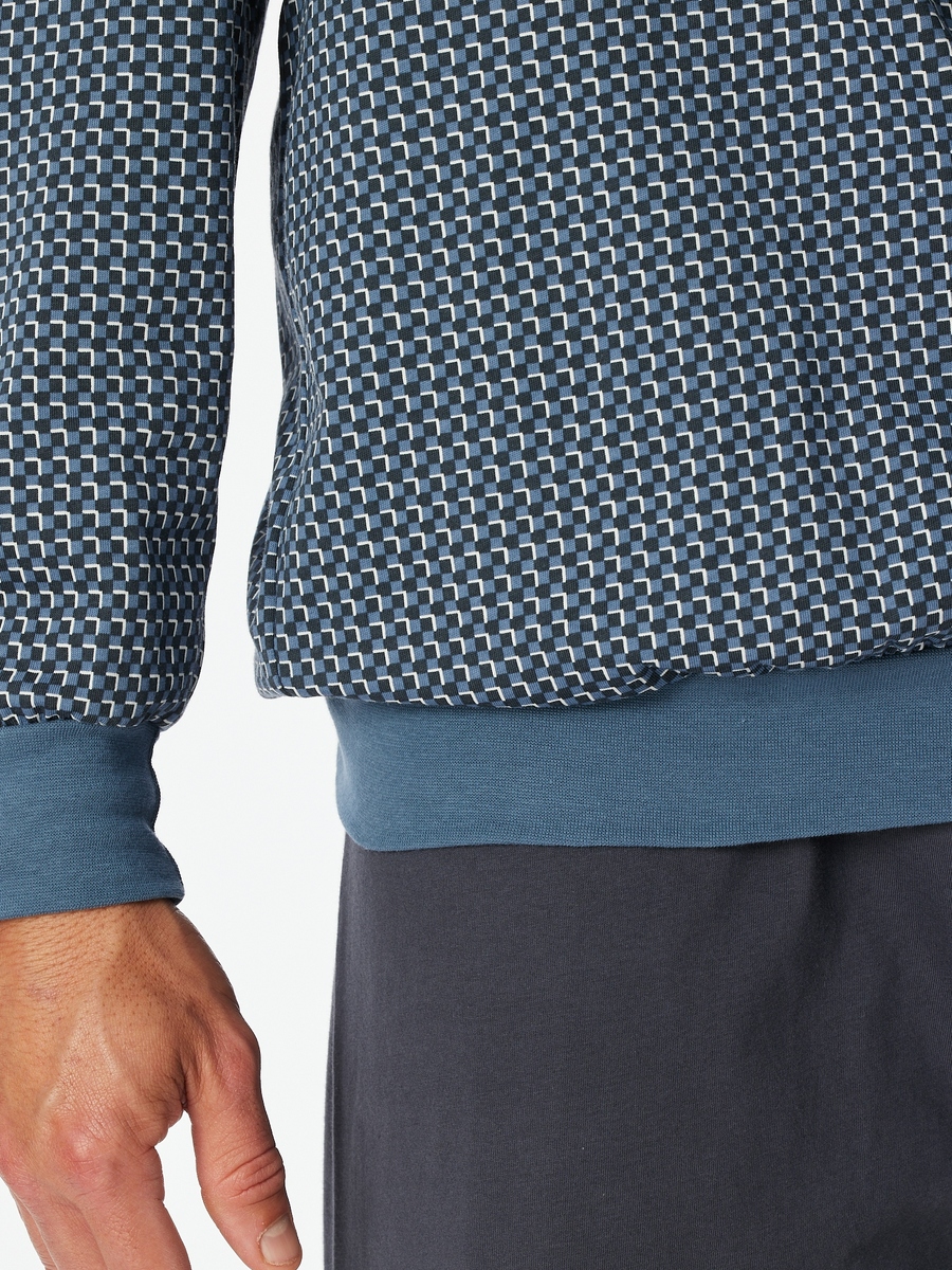 Pyjama van het merk Schiesser in het Blauw