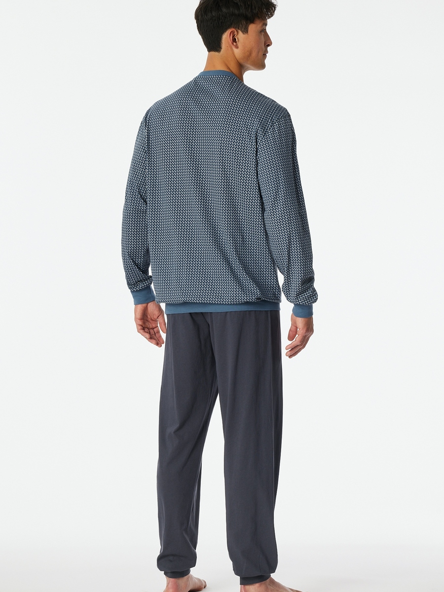 Pyjama van het merk Schiesser in het Blauw