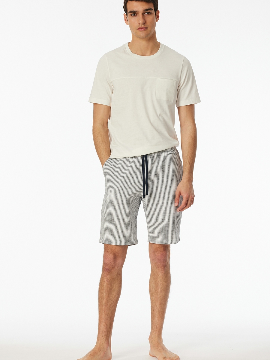 Pyjama van het merk Schiesser in het Blauw
