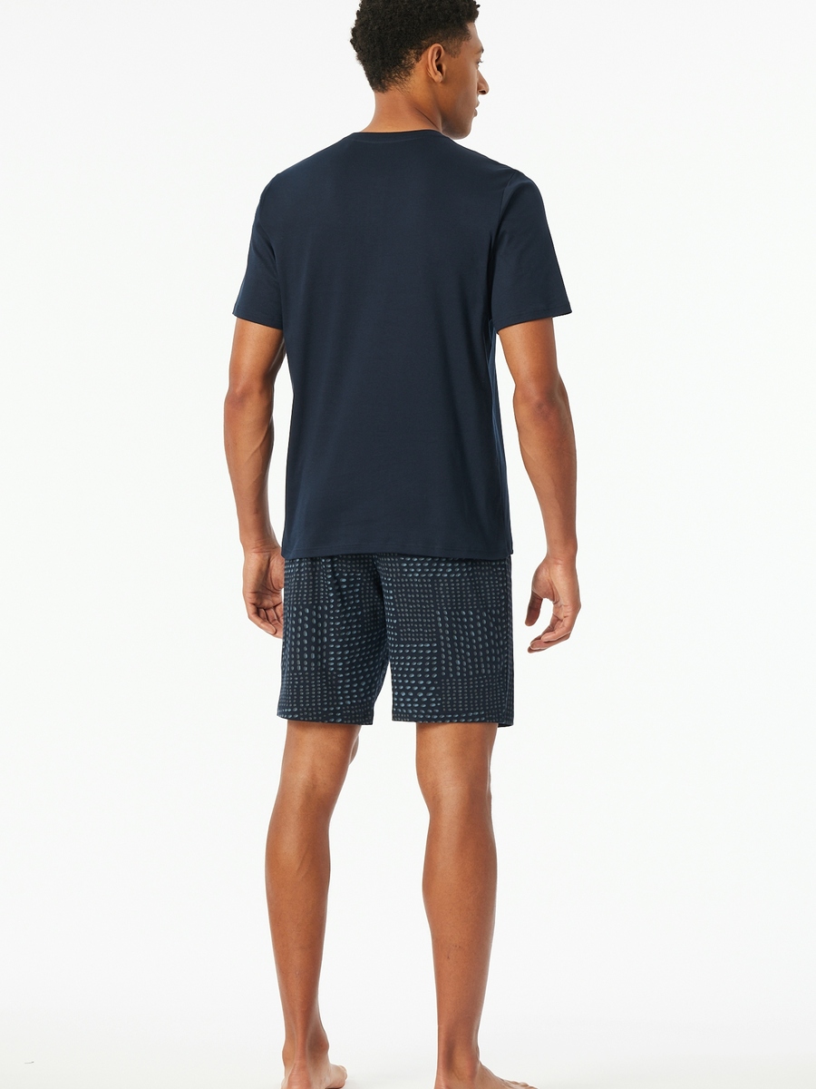 Pyjama van het merk Schiesser in het Blauw