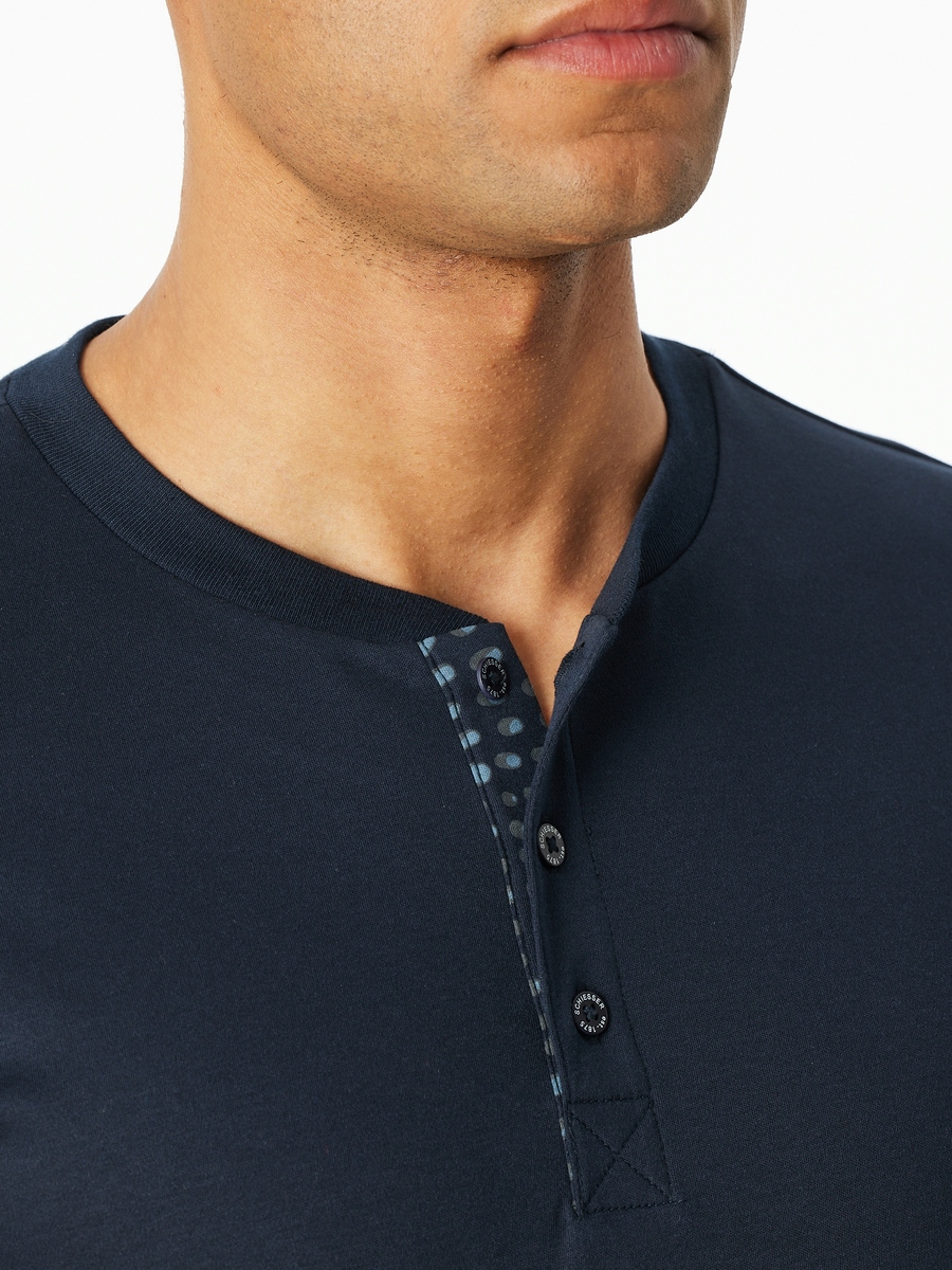 Pyjama van het merk Schiesser in het Blauw