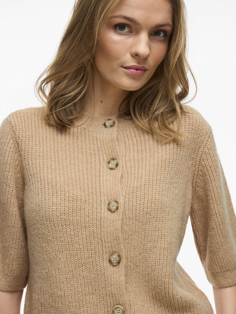 Cardigan van het merk Vila in het Beige