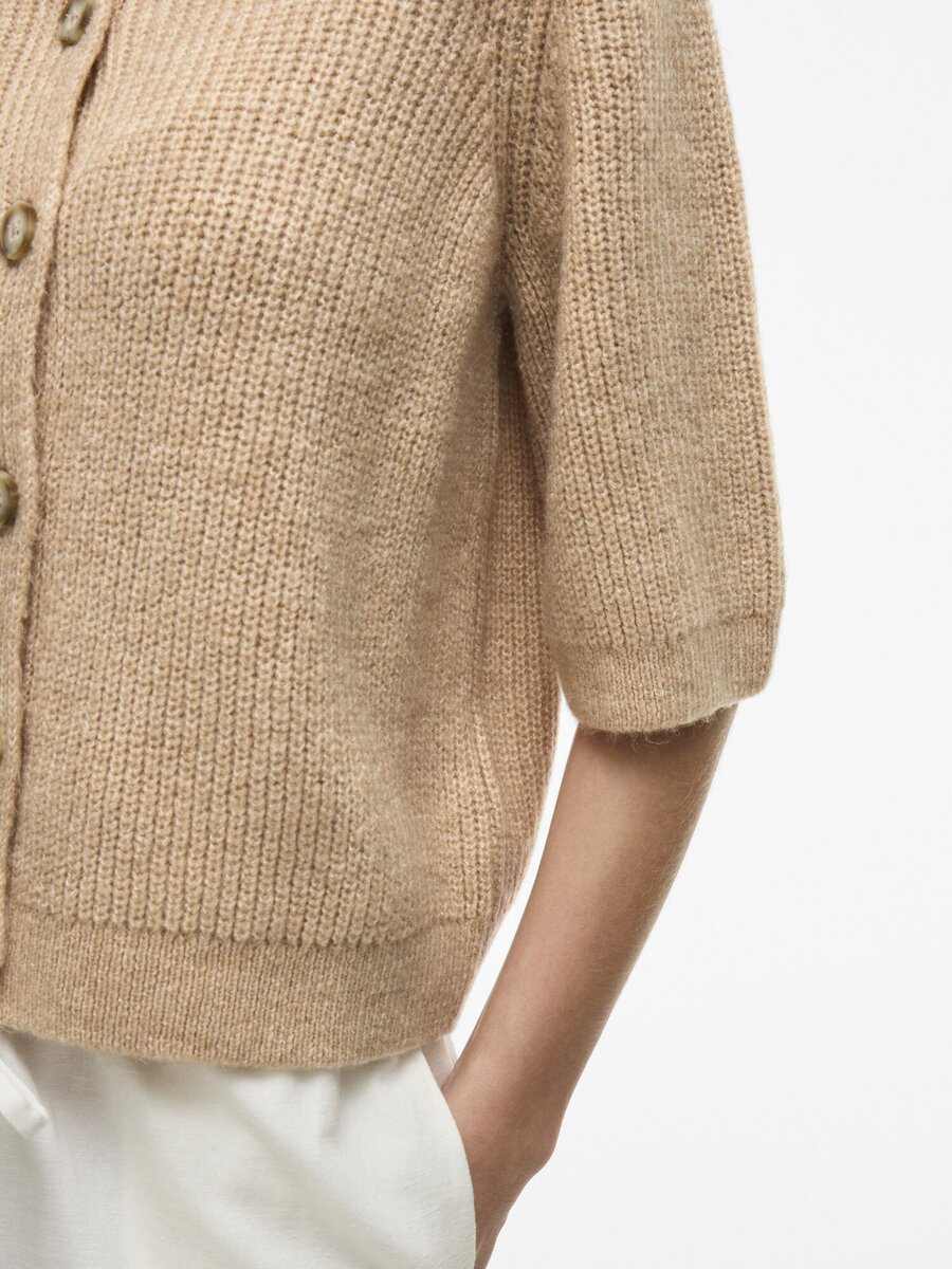 Cardigan van het merk Vila in het Beige