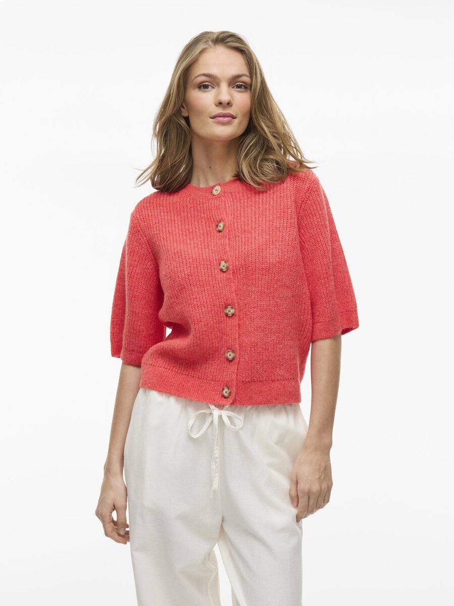 Cardigan van het merk Vila in het Rood