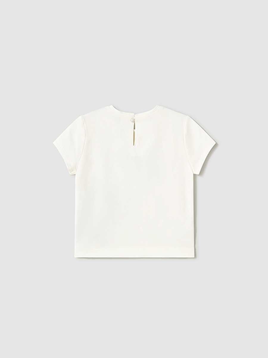 T-shirt van het merk Mayoral in het Ecru