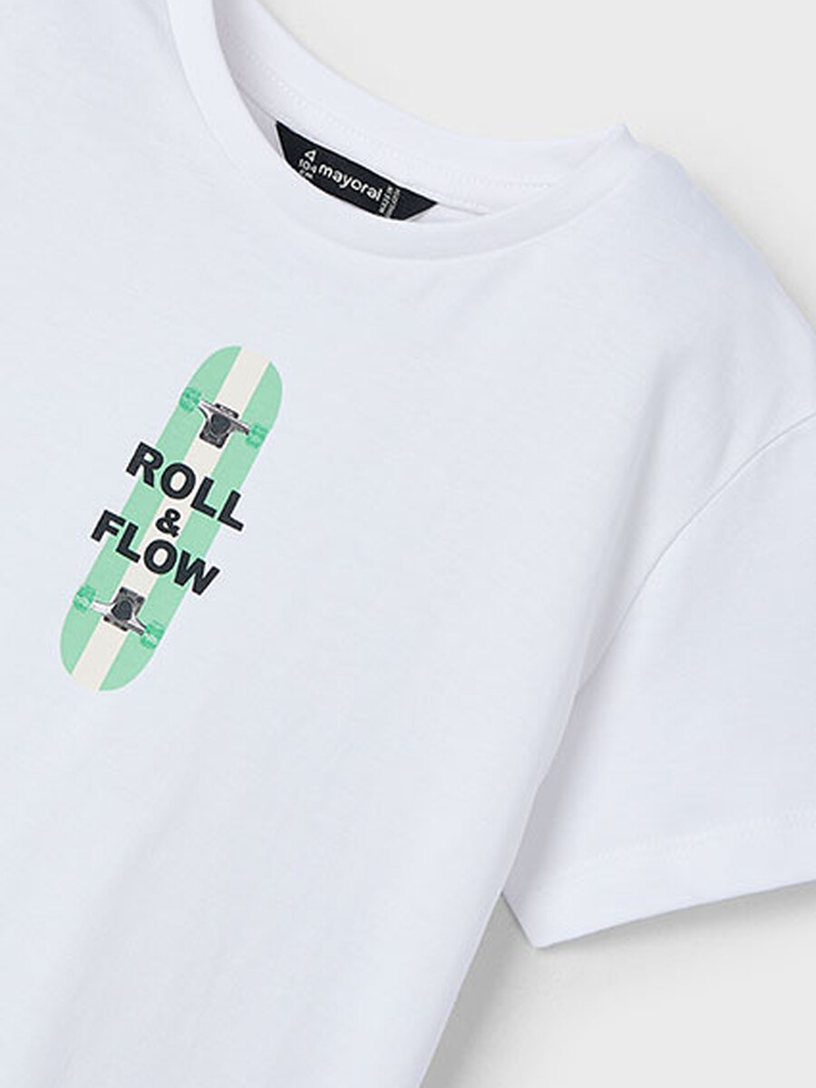 T-shirt van het merk Mayoral in het Ecru
