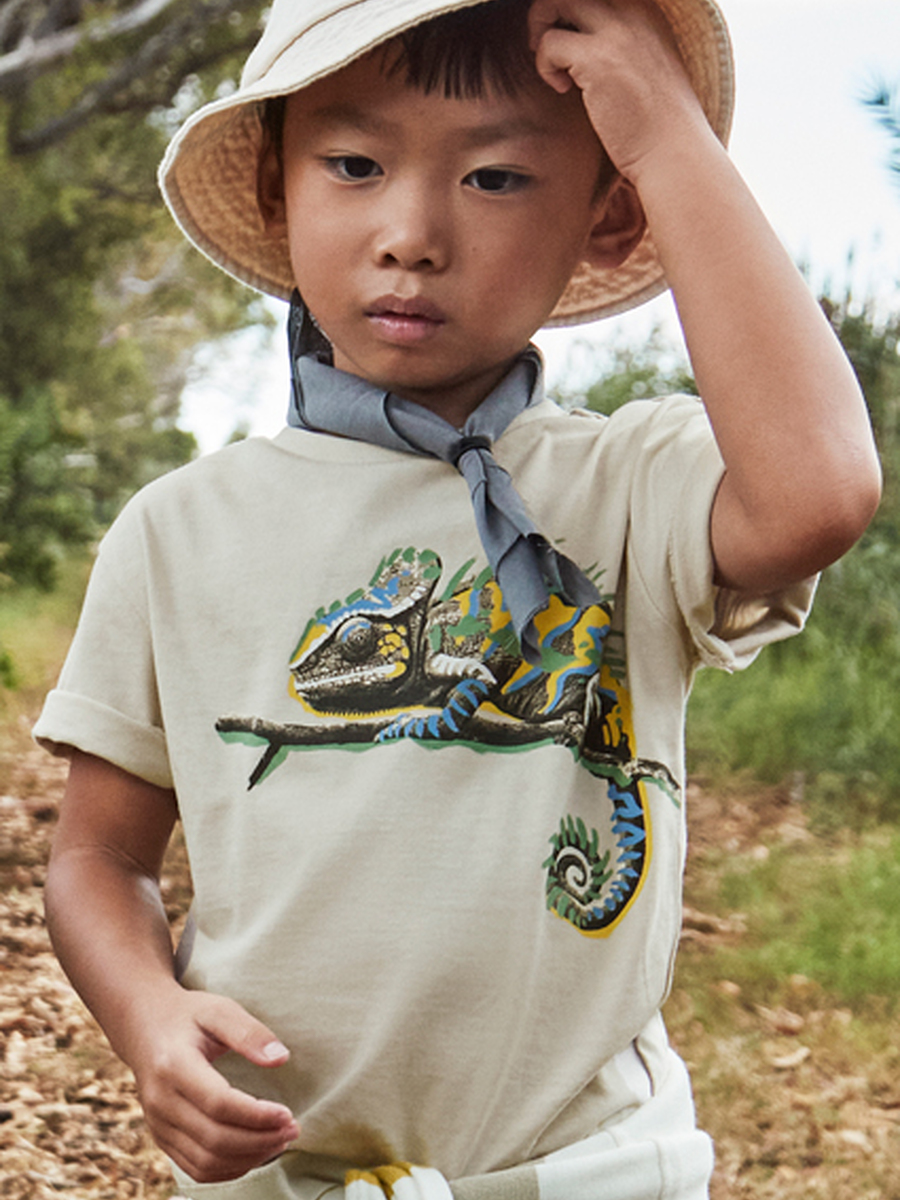 T-shirt van het merk Mayoral in het Beige
