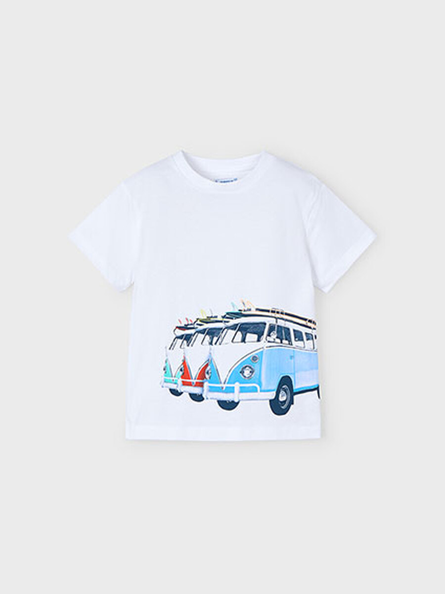 T-shirt van het merk Mayoral in het Ecru