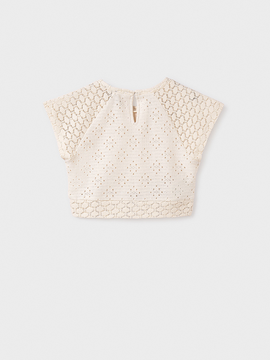 Top van het merk Mayoral in het Beige