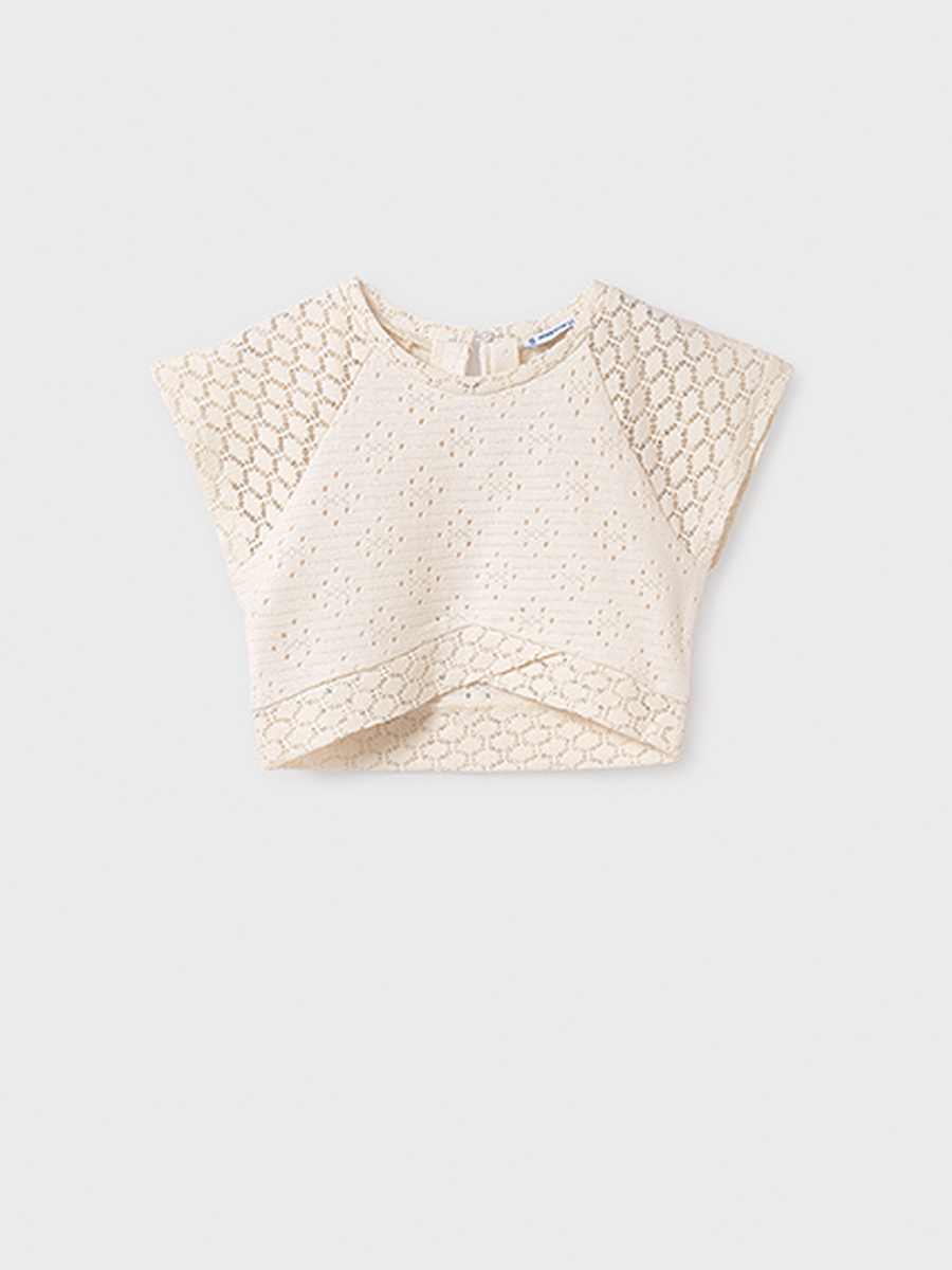 Top van het merk Mayoral in het Beige