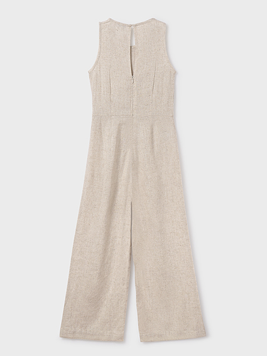 Jumpsuit van het merk Mayoral in het Beige