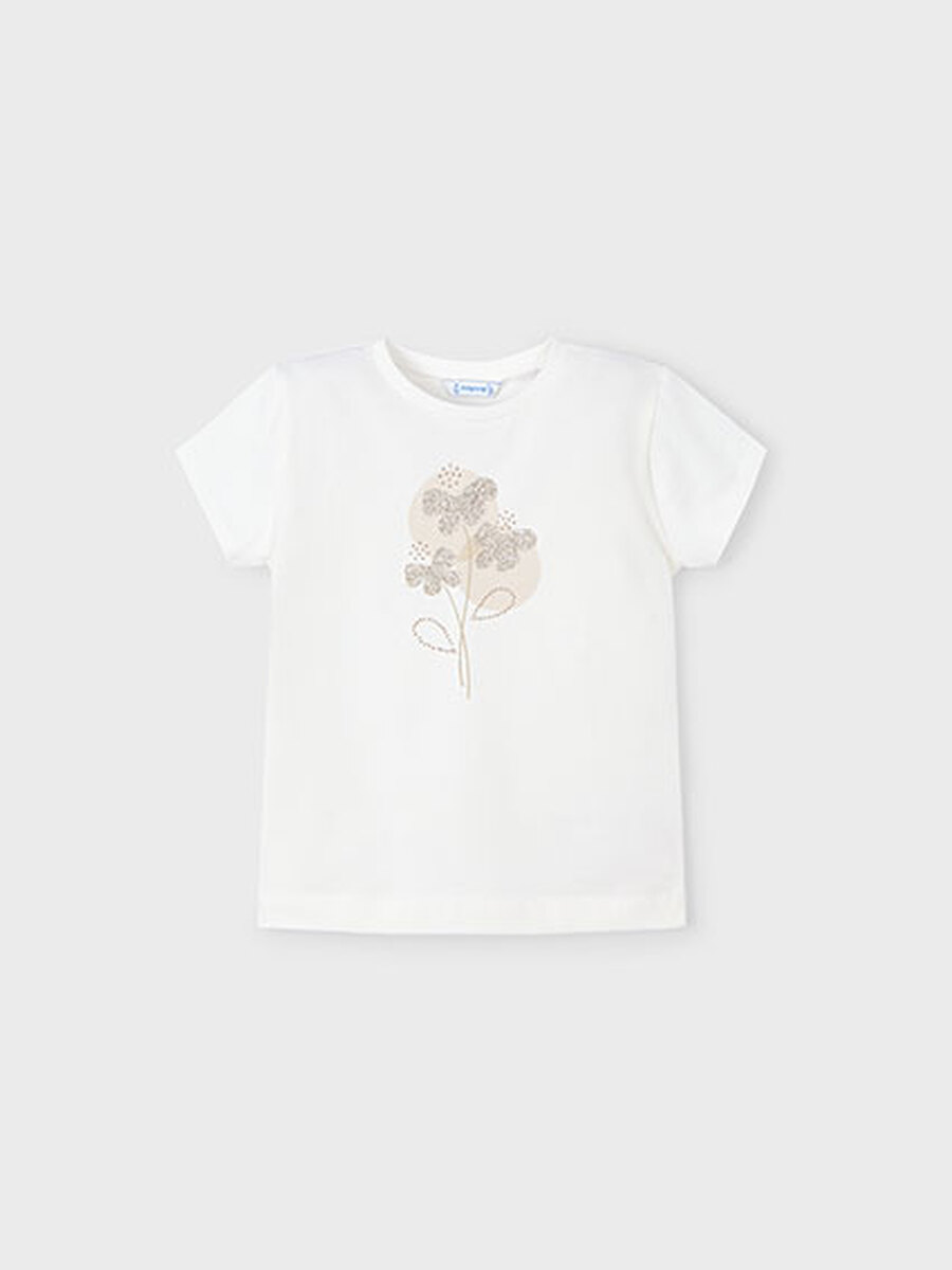 T-shirt van het merk Mayoral in het Ecru