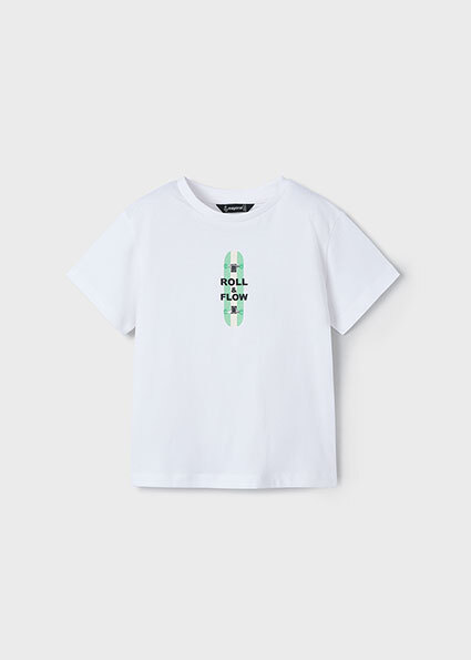T-shirt van het merk Mayoral in het Ecru