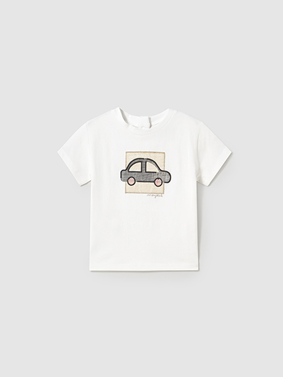 T-shirt van het merk Mayoral in het Ecru