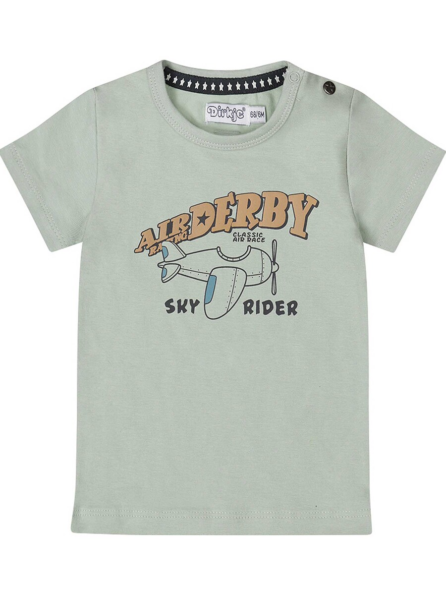 T-shirt van het merk Dirkje in het Groen