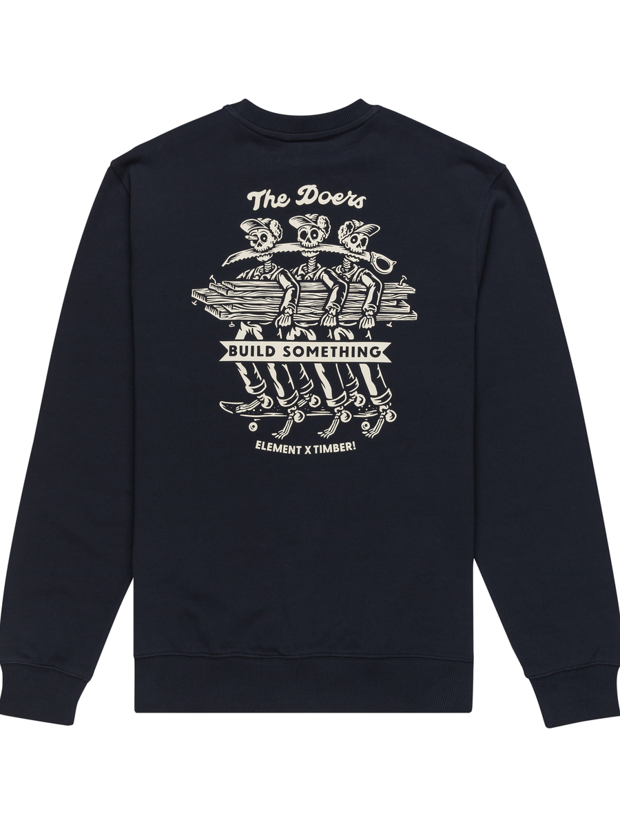 Sweater van het merk Element in het Marine