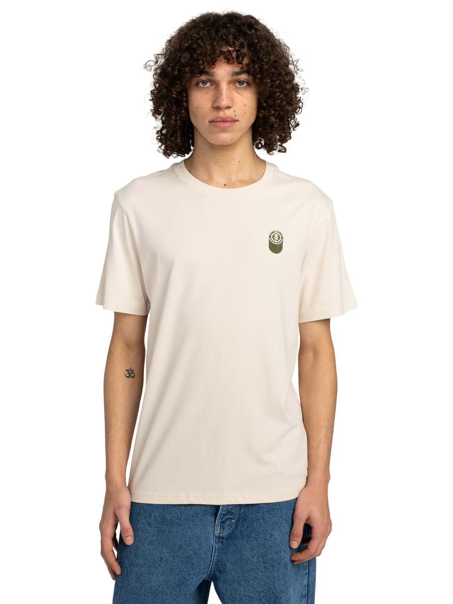 T-shirt van het merk Element in het Ecru