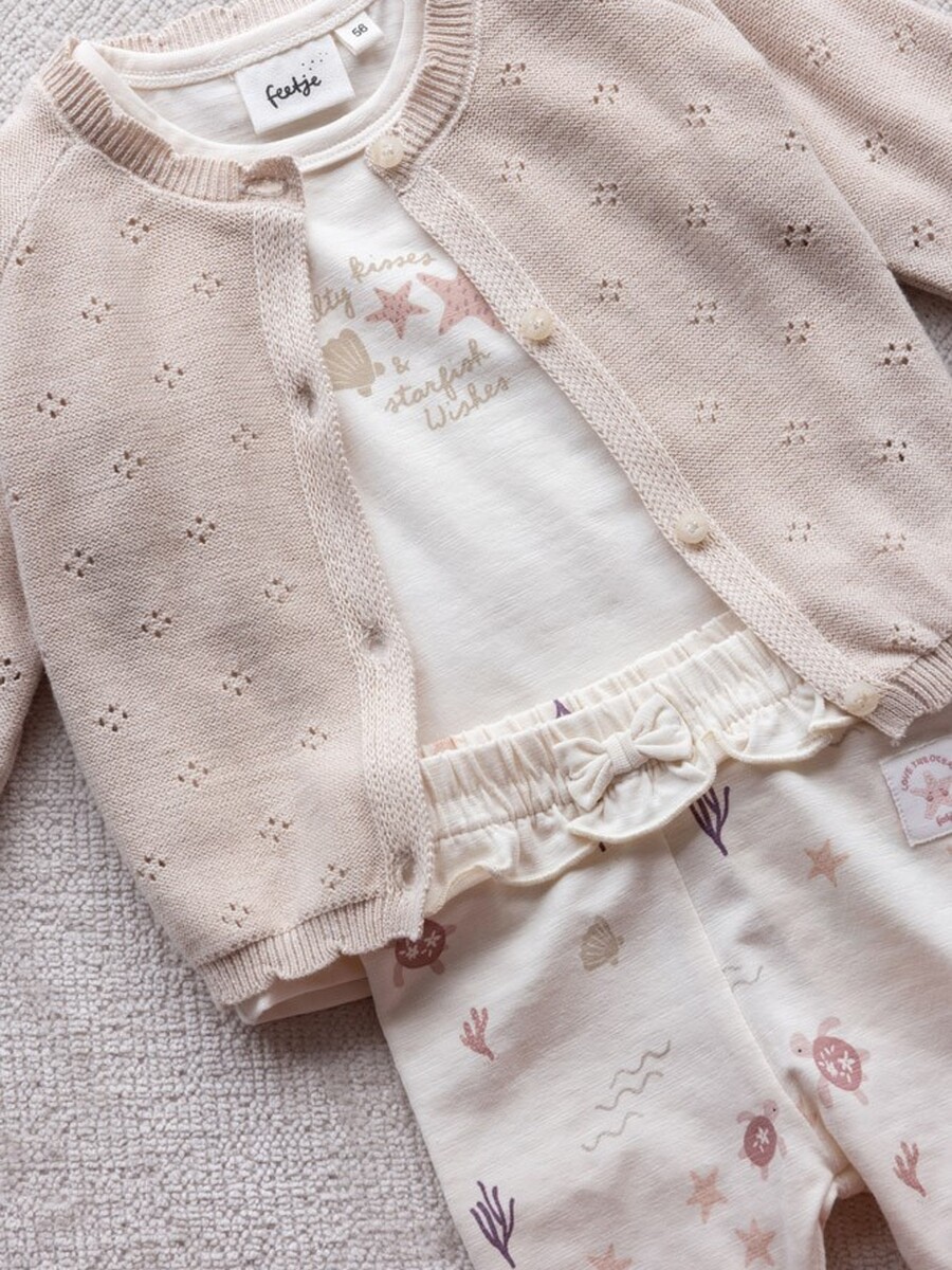 Gilet van het merk Feetje in het Beige