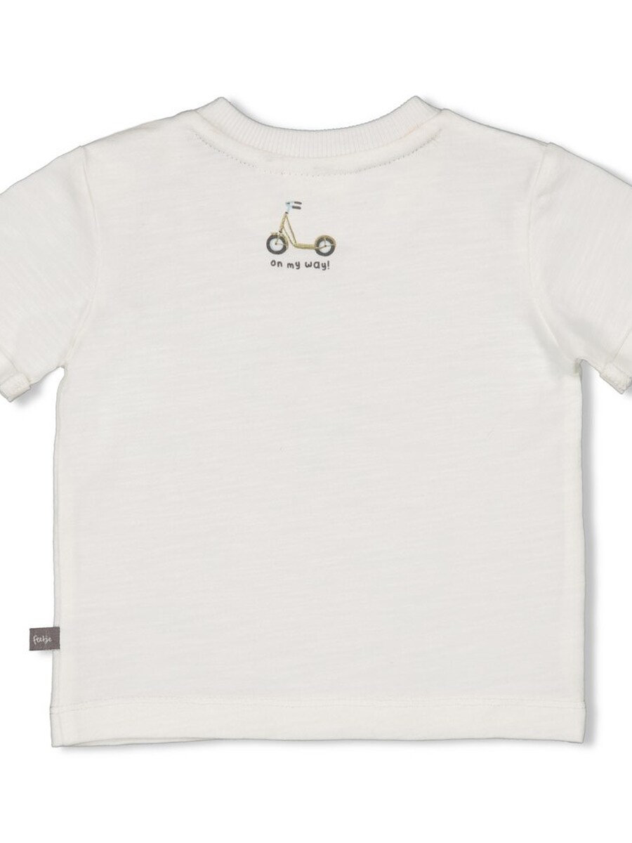 T-shirt van het merk Feetje in het Ecru