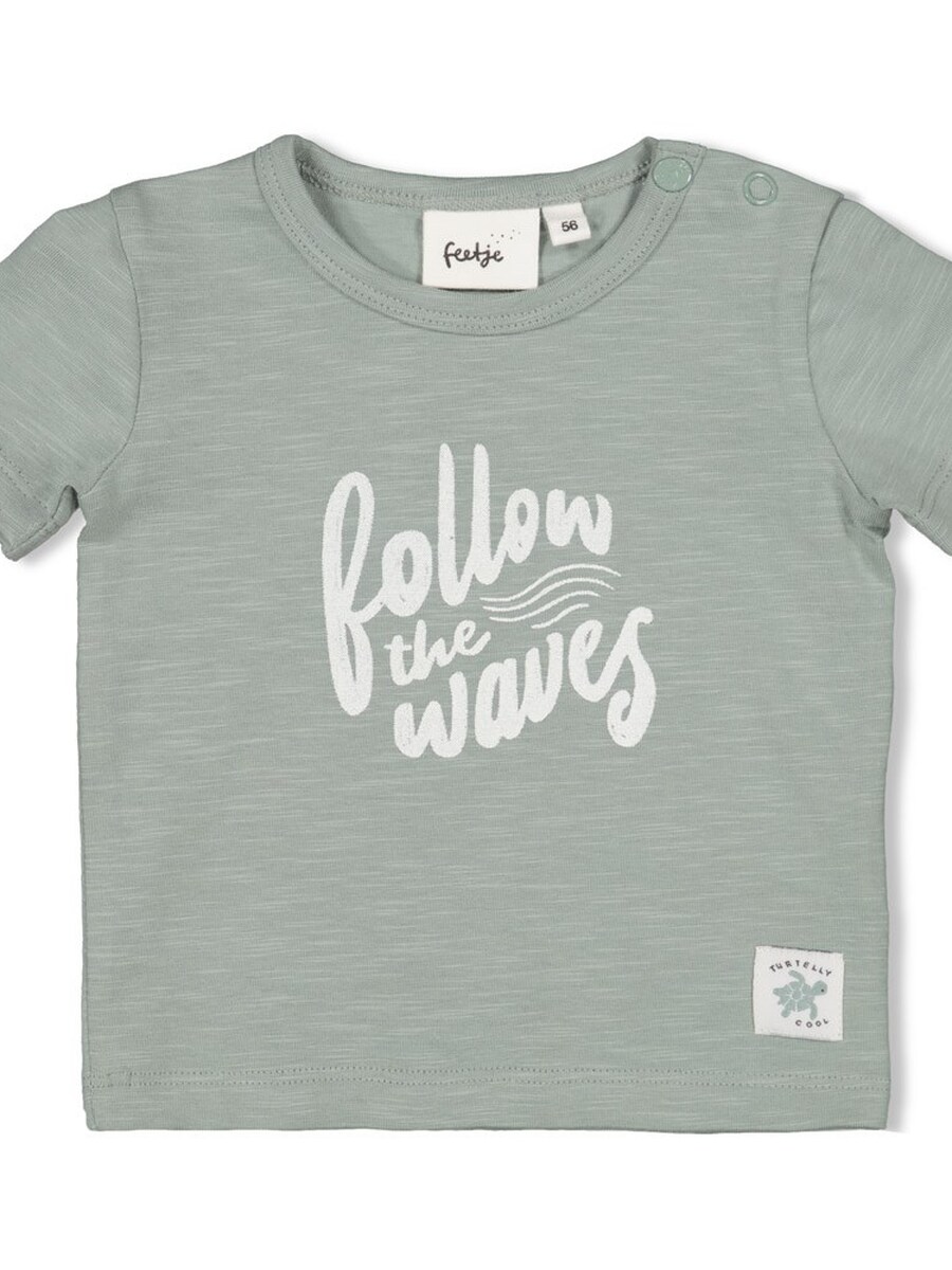 T-shirt van het merk Feetje in het Groen