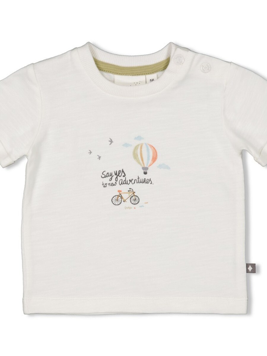 T-shirt van het merk Feetje in het Ecru