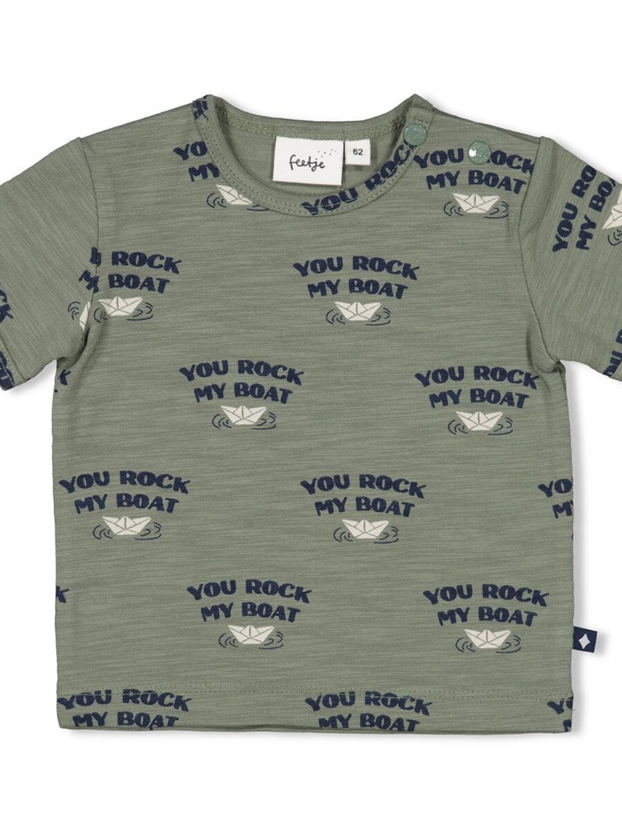 T-shirt van het merk Feetje in het Groen