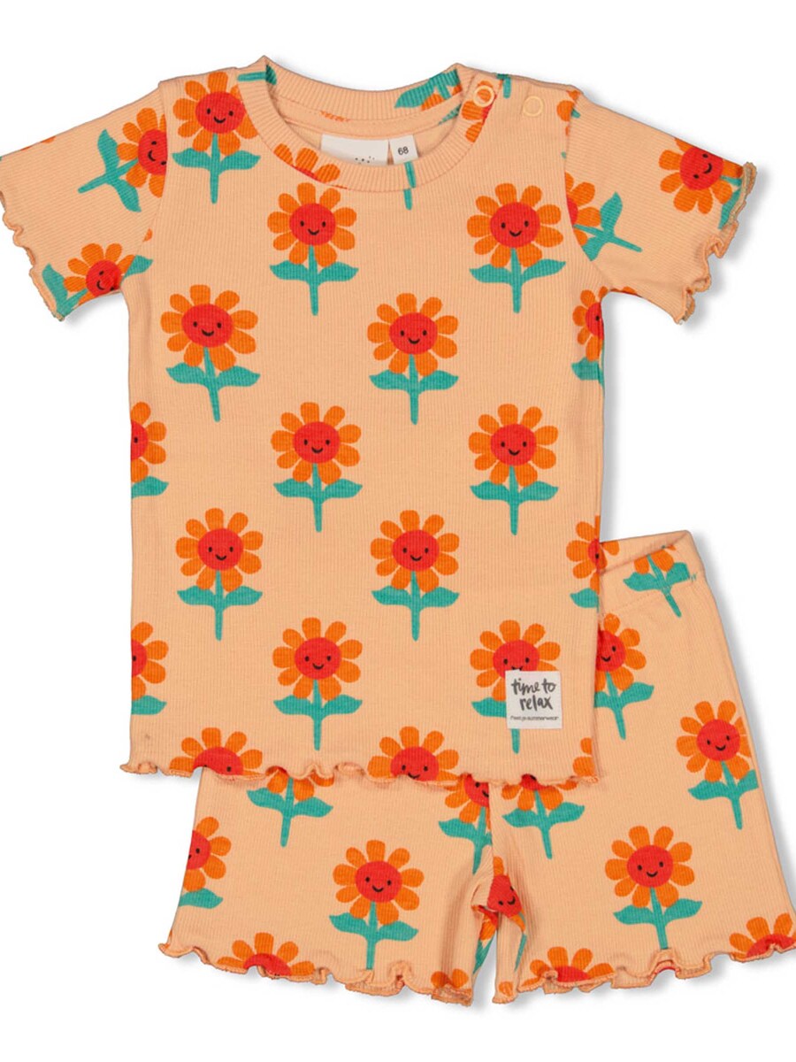 Pyjama van het merk Feetje in het Oranje