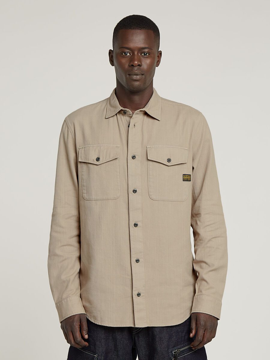 Hemd van het merk G-star in het Beige