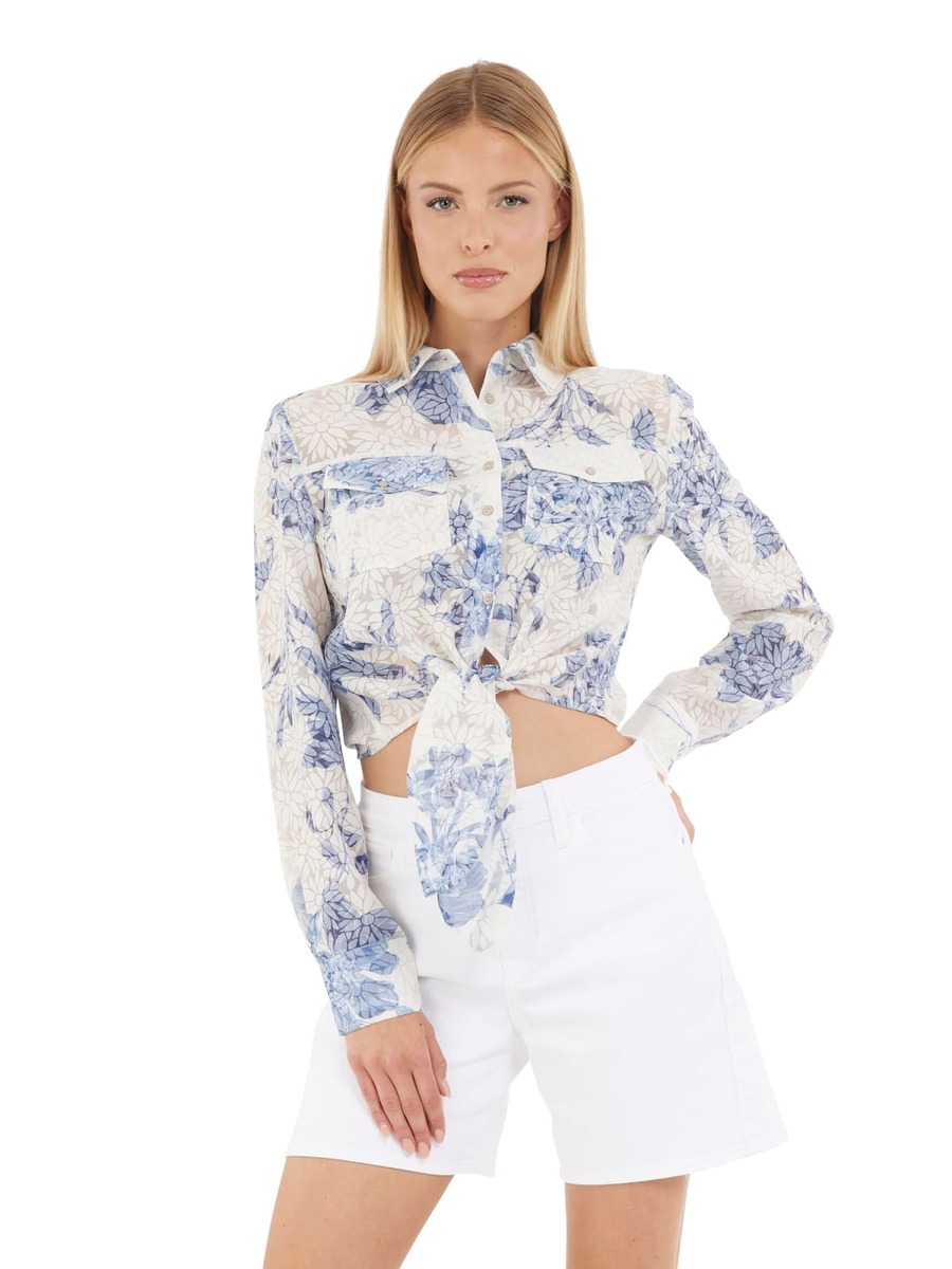 Bloes van het merk Guess in het Blauw