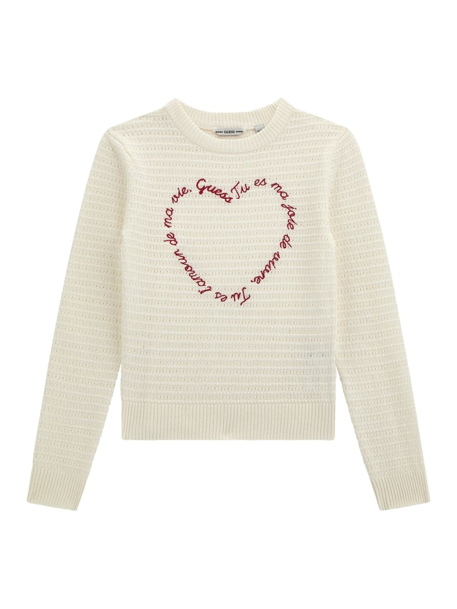 Sweater van het merk Guess in het Ecru