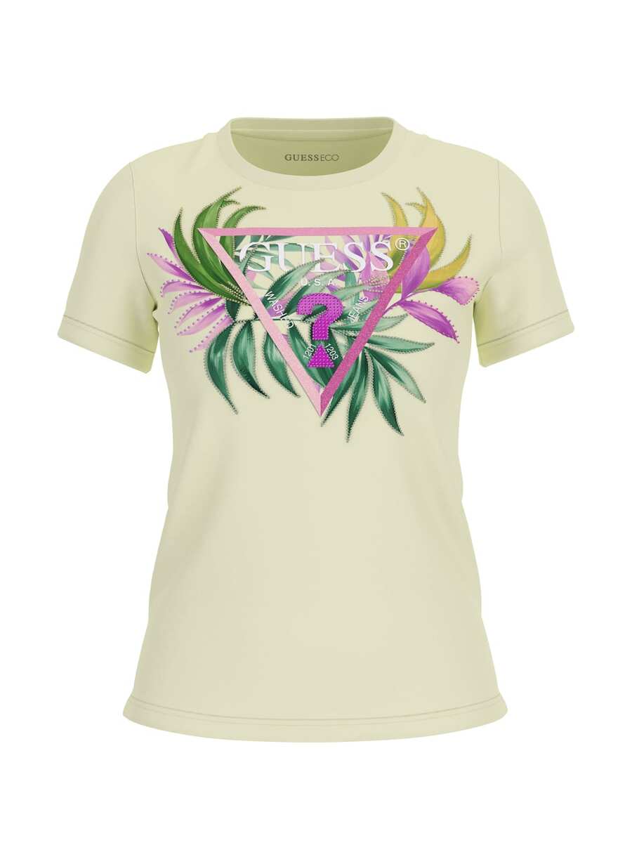 T-shirt van het merk Guess in het Geel