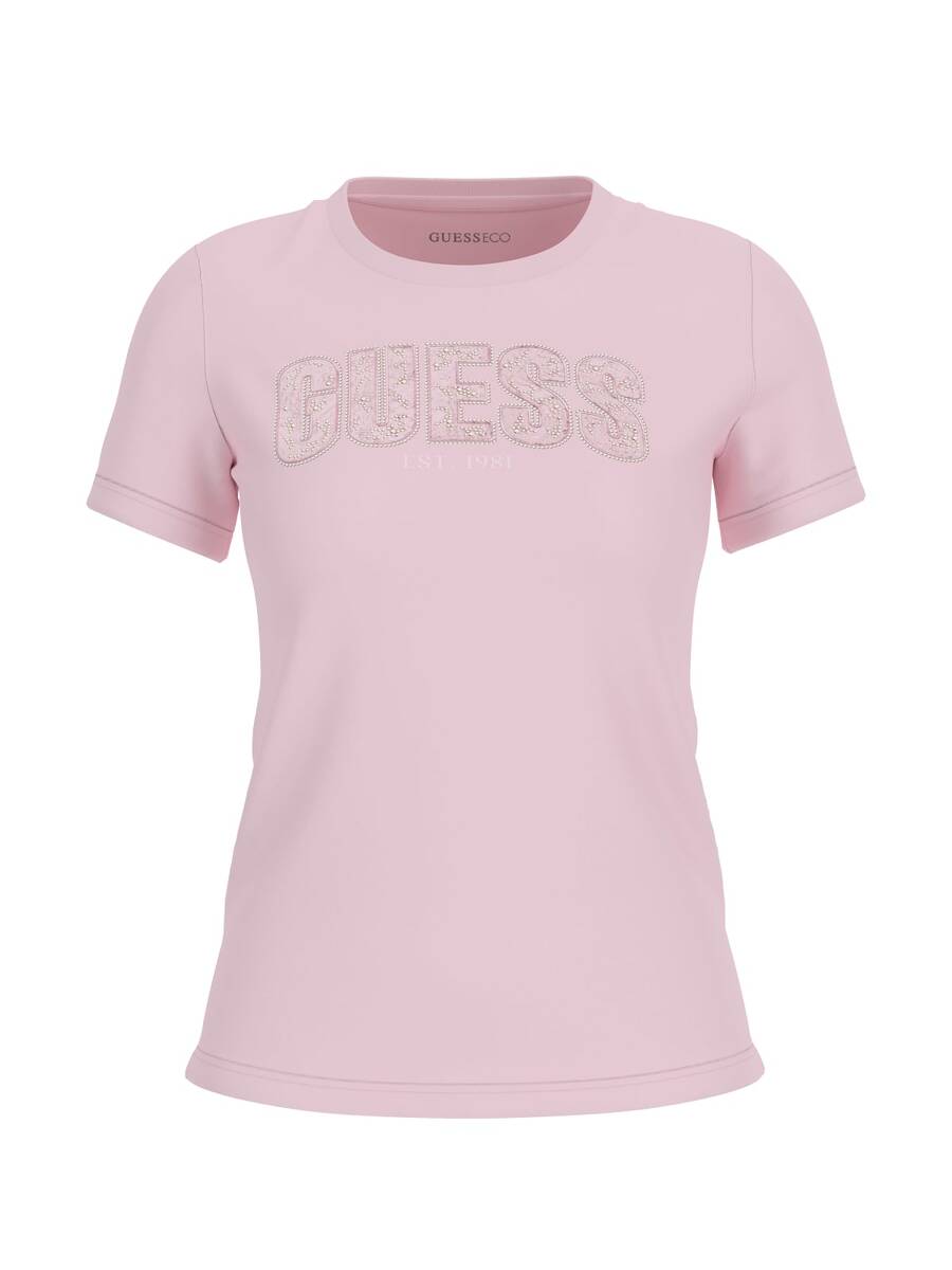 T-shirt van het merk Guess in het Roze