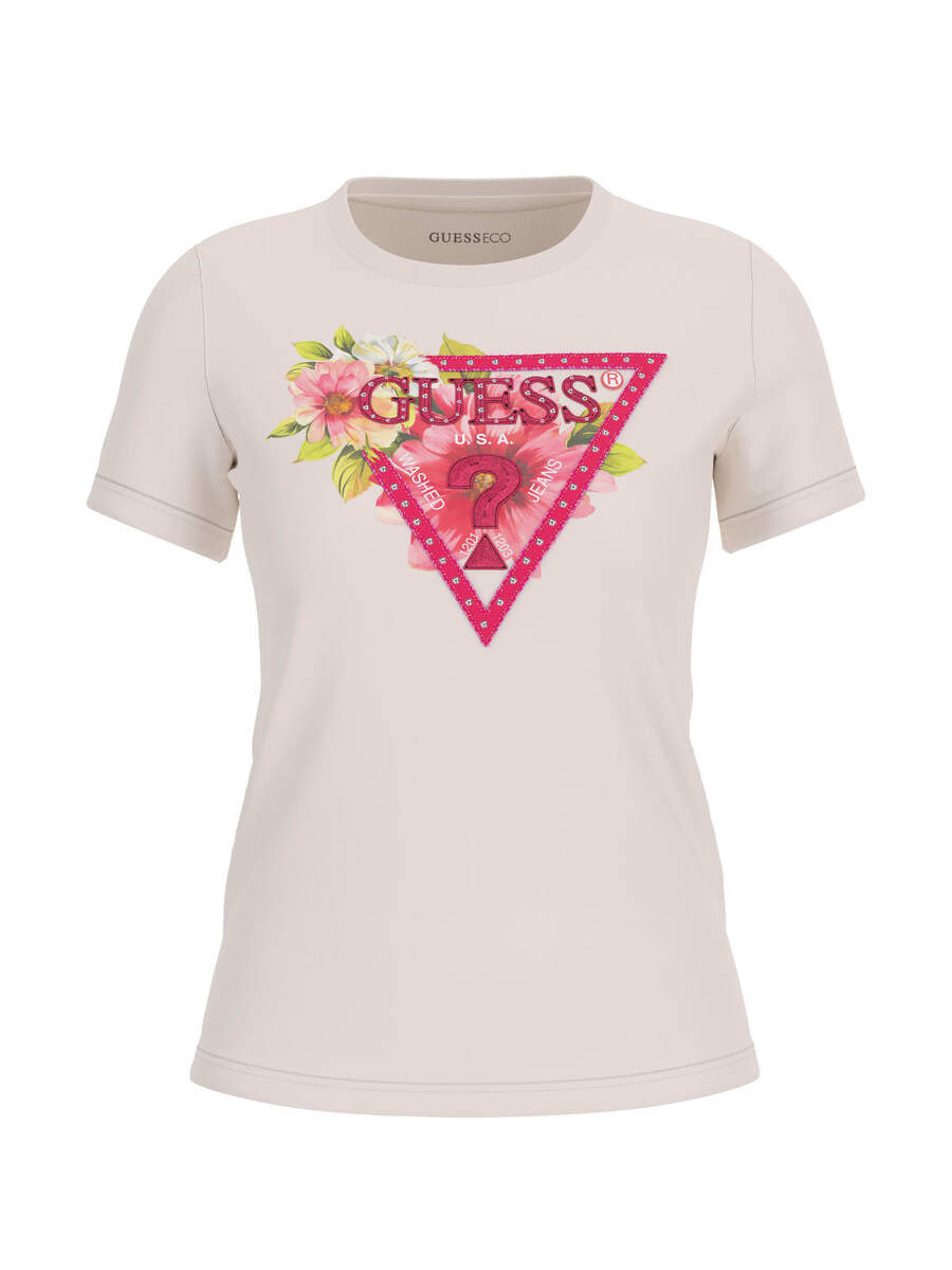 T-shirt van het merk Guess in het Ecru