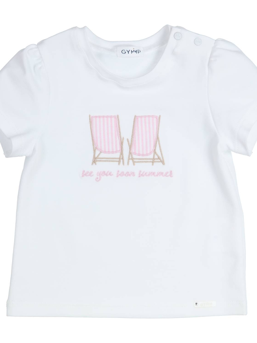 T-shirt van het merk Gymp in het Wit