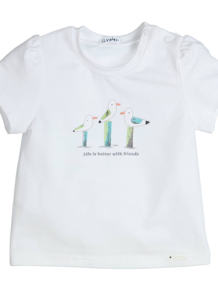 T-shirt van het merk Gymp in het Wit