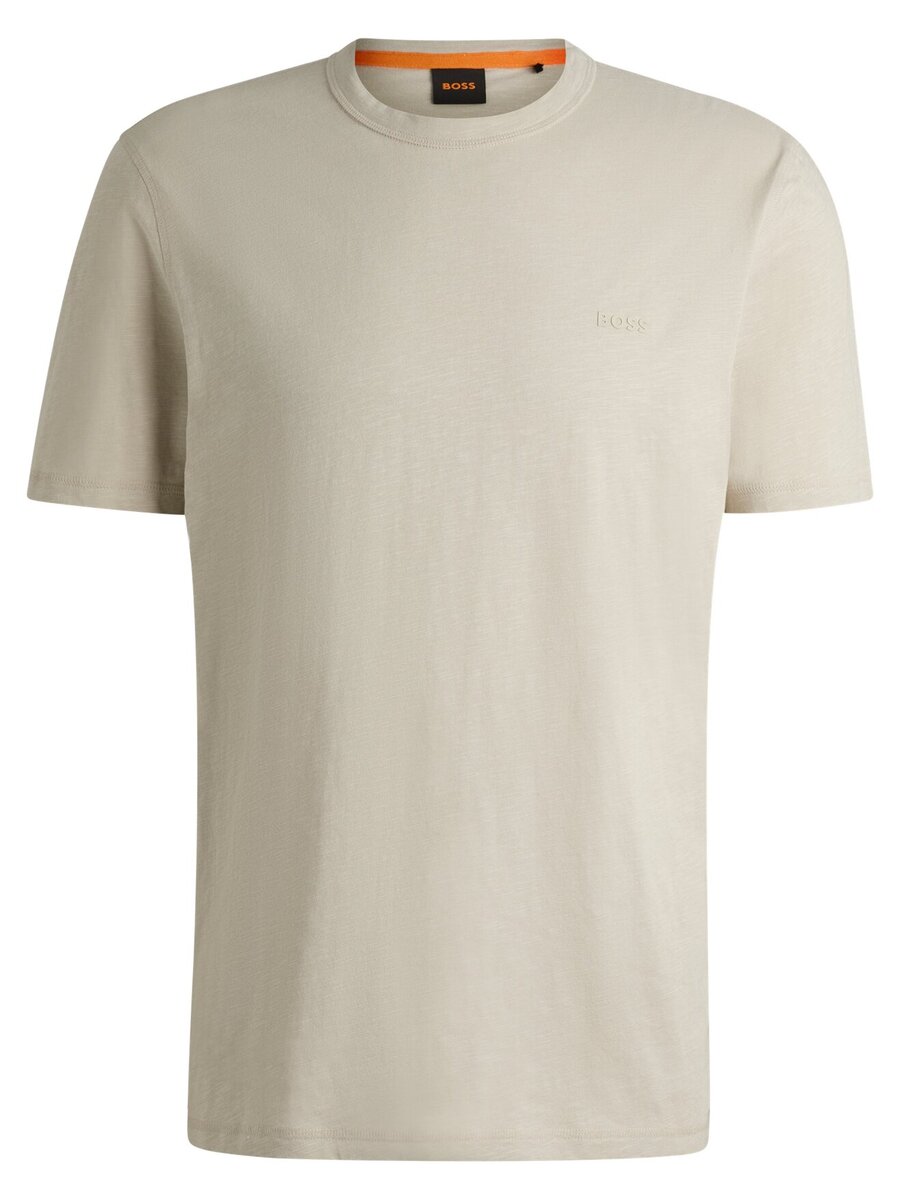 T-shirt van het merk Hugo Boss in het Beige