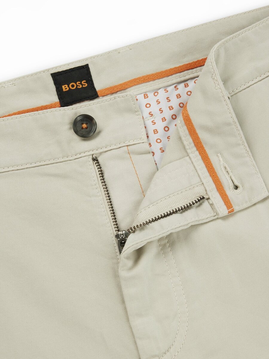 Broek van het merk Hugo Boss in het Beige